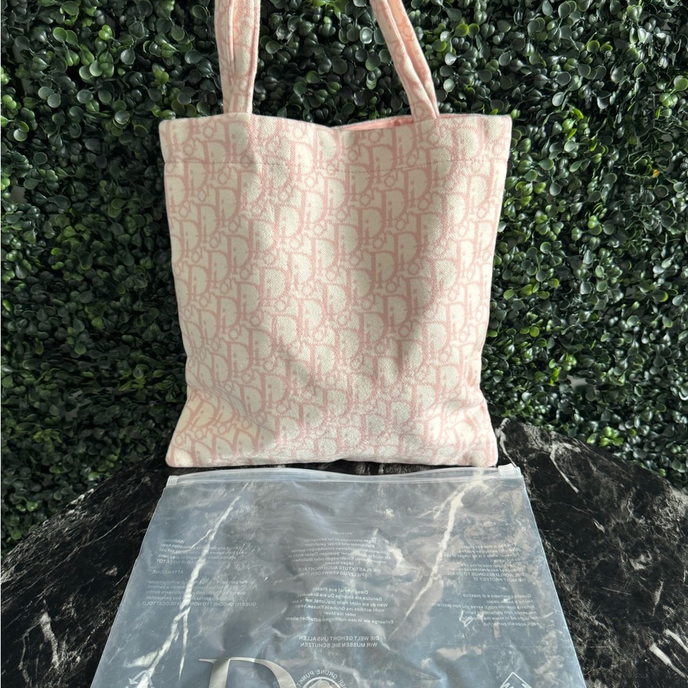 Dior Pink Trotter Tote Bag